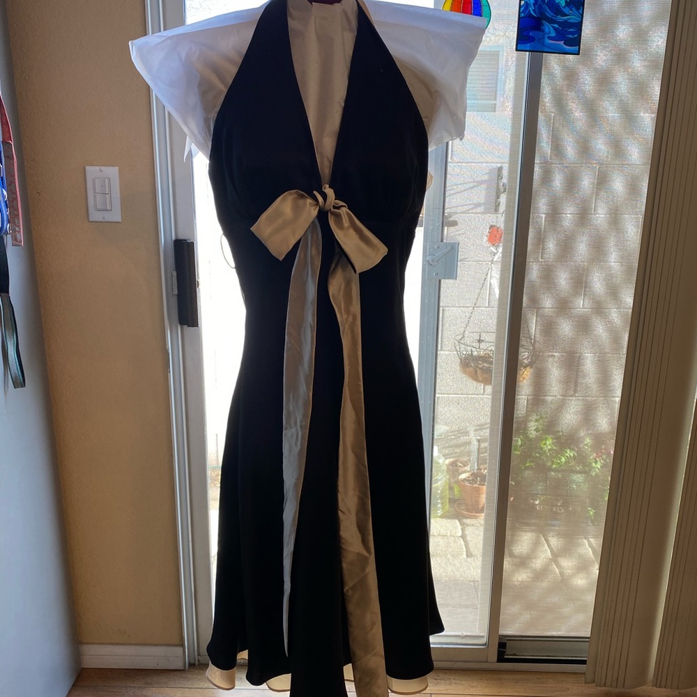 White House Black Market Silk Dress - Picture 4 of 8